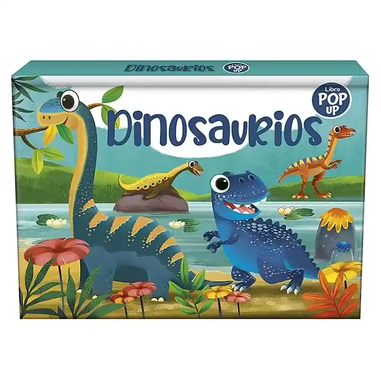 Libro Infantil Cuento Dinosaurios Pop Up Niños Niñas