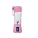 Licuadora Portatil Deportiva 380ml Inalambrica Batidos Fruta Color Rosa