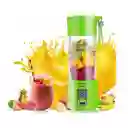 Licuadora Portatil Deportiva 380ml Inalambrica Batidos Fruta Color Verde