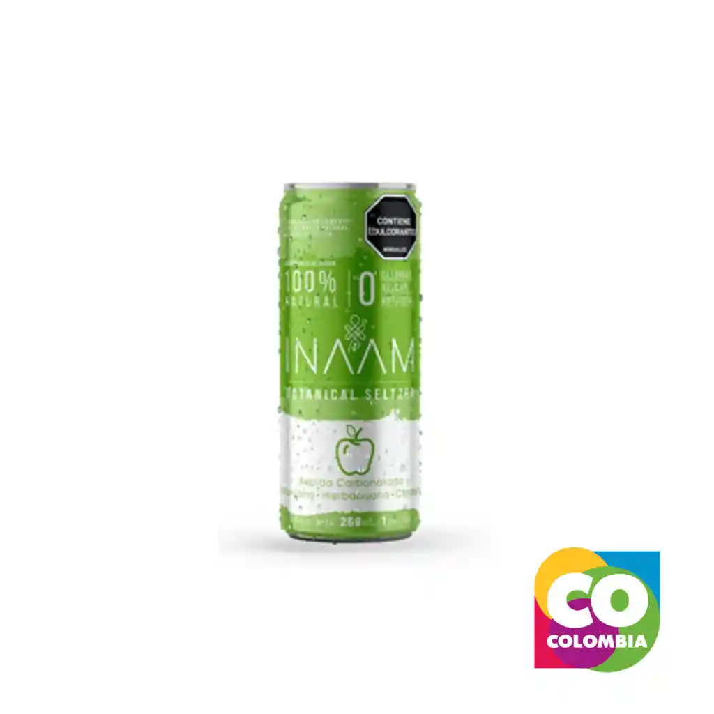 Soda Manzana Verde En Lata Marca Inaam Embalaje De 1 Unidad Por 269 Ml