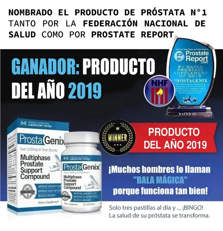 Prostagenix Original Americano Salud Prostata