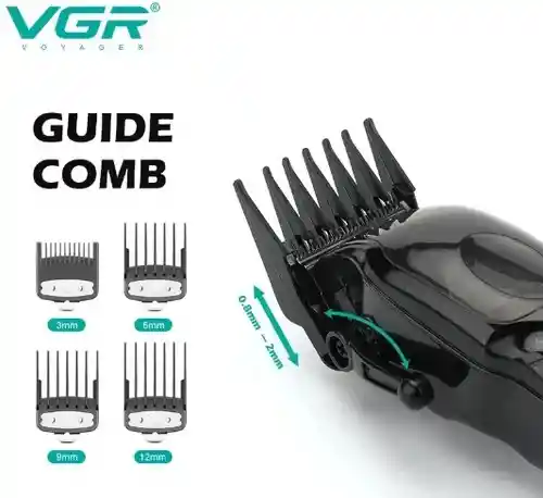 Maquina Afeitadora Cortadora De Pelo Inalámbrica Profesional Modelo Vgr V-002