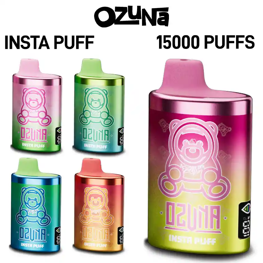 Ozuna Blue Razz Ice 15000puff