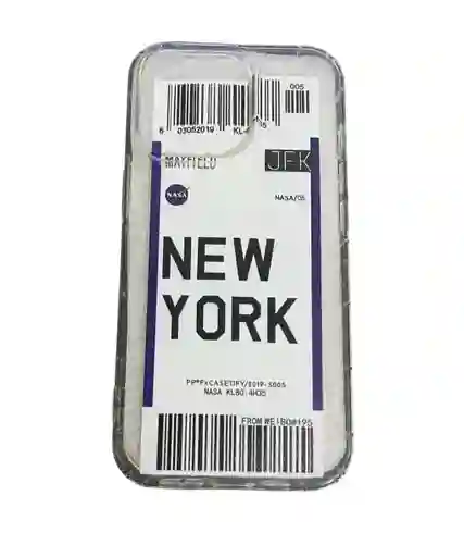 Funda Case Transparente Para Iphone 13 Pro New York