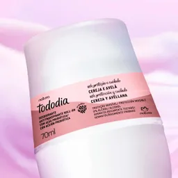 Desodorante Natura Cereza Y Avellana Roll On 70 Ml