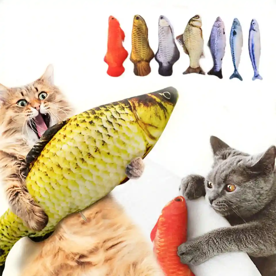 Calabaza Pets Pescado Con Catnip