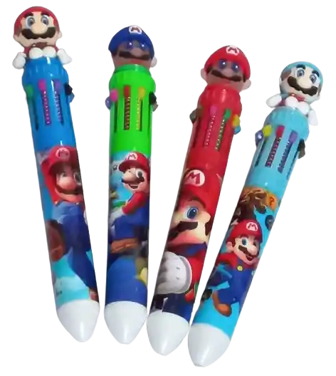 Lapicero De Mario Bros, 10 Colores
