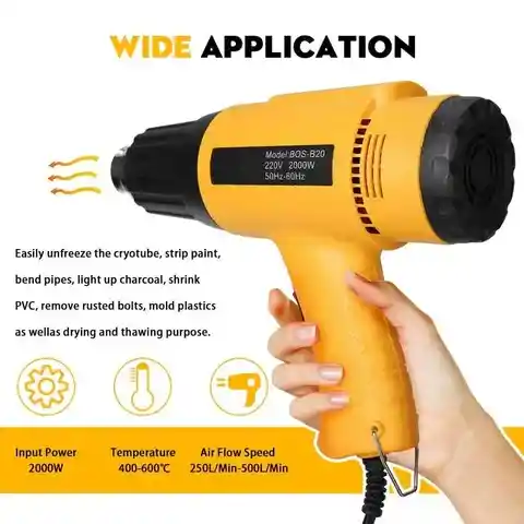 Maquina De Calor Gbos De 1800w