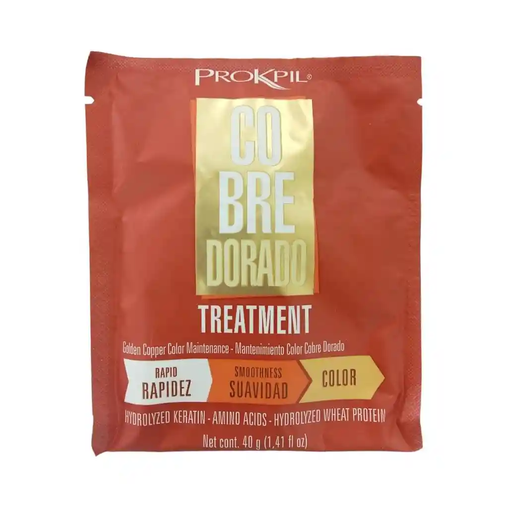 Tratamiento Color Cobre Dorado Prokpil 40g