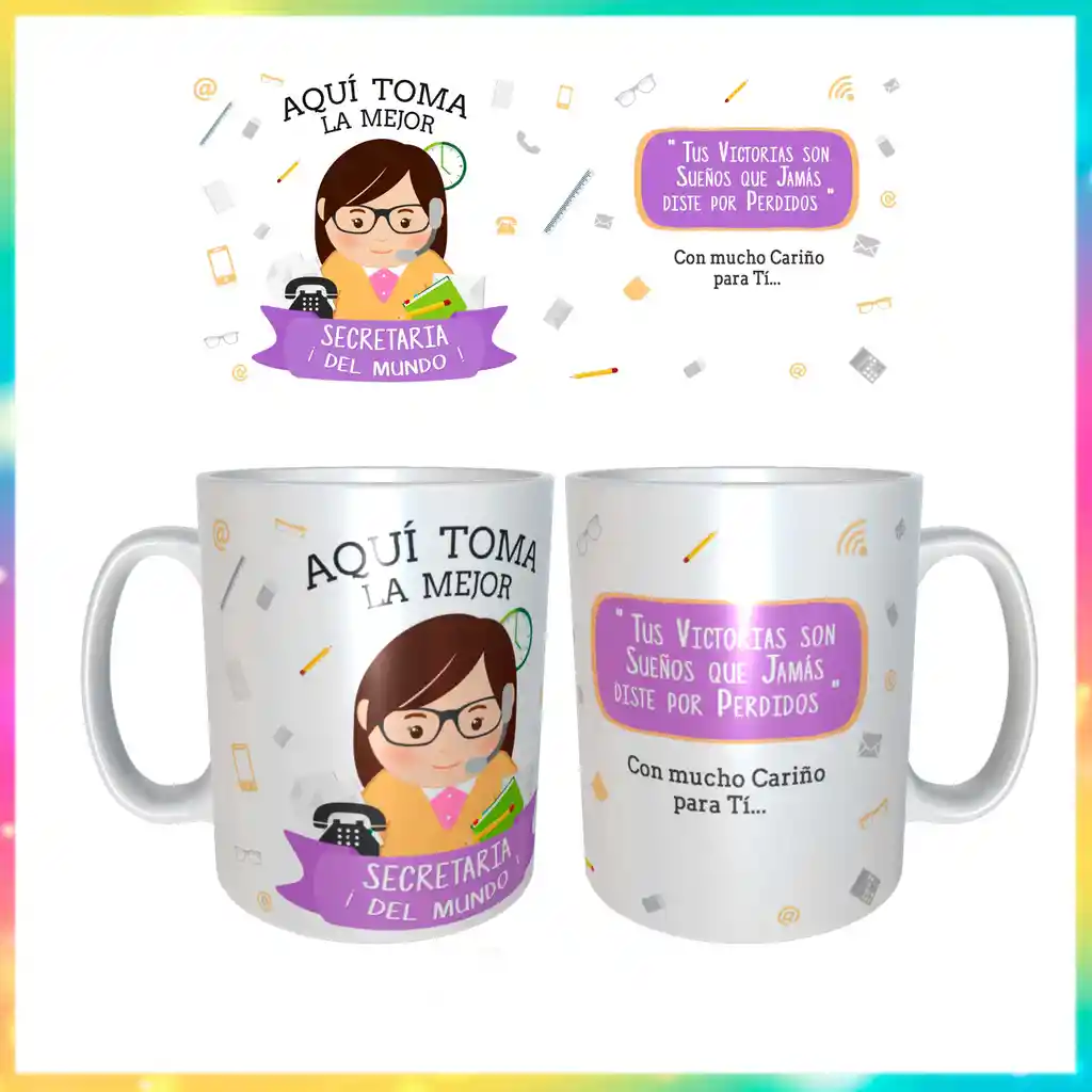 Mug Dia De La Secretaria