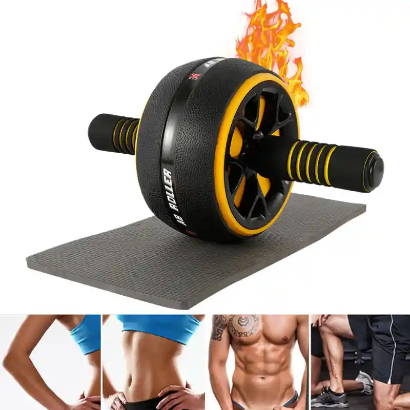 Rueda Muscular Abdominal Ab Roller Cuerpo Piernas Brazos Fitness Desarrolla Fuerza Ejercicio En Casa