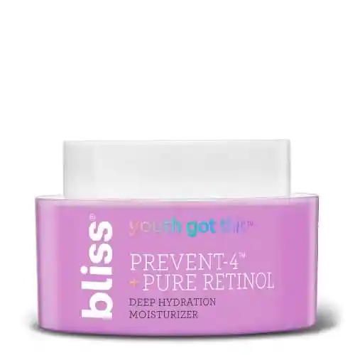 Bliss Hidratante Con Retinol Y Péptidos Youth Got This Moisturizer Prevent-4™ Pure Retinol Deep Hydration Moisturizer