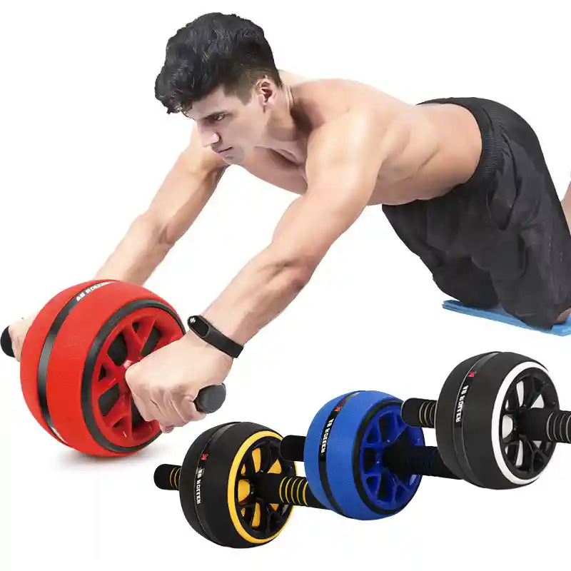 Rueda Muscular Abdominal Ab Roller Cuerpo Piernas Brazos Fitness Desarrolla Fuerza Ejercicio En Casa