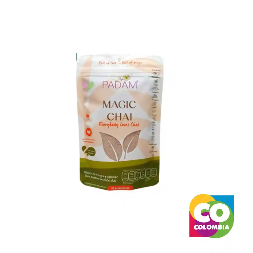 Magic Chai Marca Padam Embalaje De 1 Unidad Por 100 G