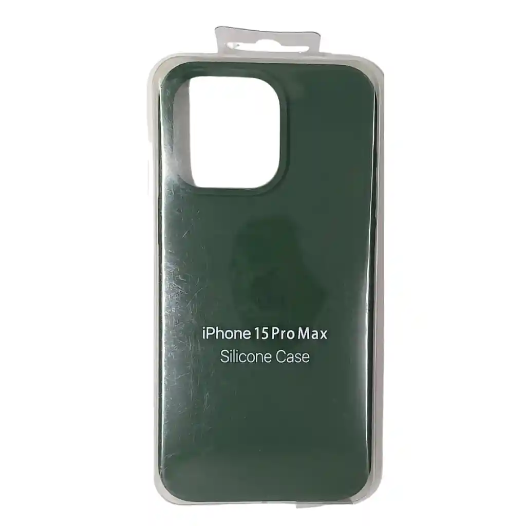 Forro Silicone Case Iphone 15 Pro Max Verde