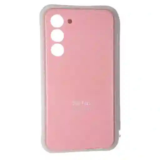 Forro Silicone Case Samsung S23 Plus Rosado