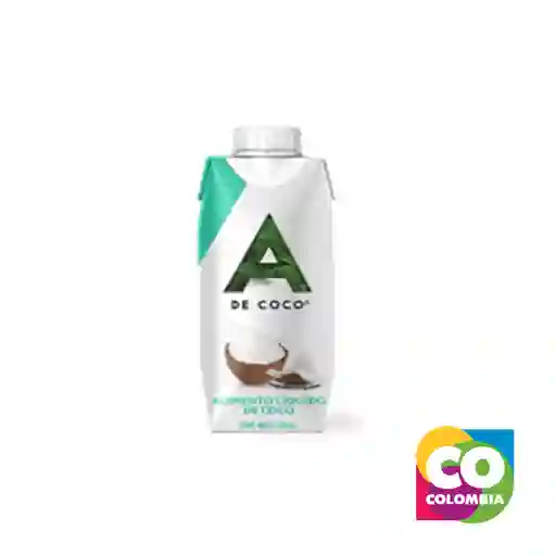 Bebida De Coco Marca A De Coco Embalaje De 1 Unidad Por 330ml