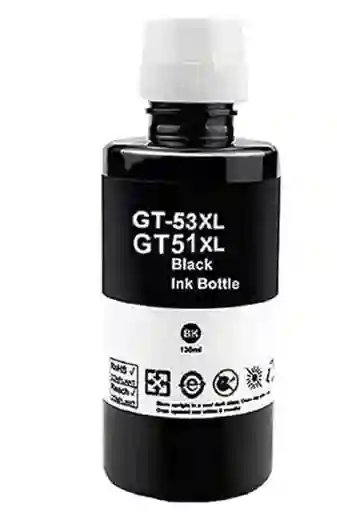 Tinta Gt53xl Generica Compatible Negra 135ml