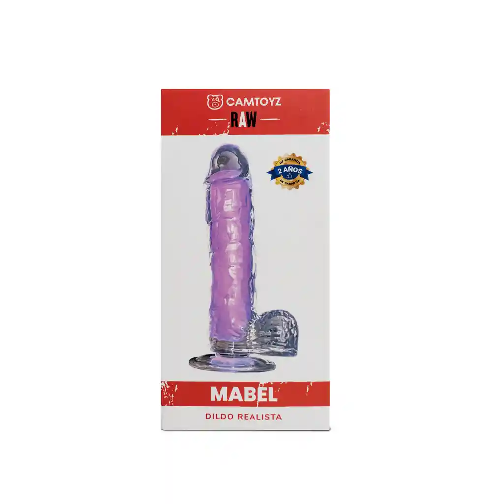 Dildo Realista Raw Mabel Rosado 19 Cm Camtoyz