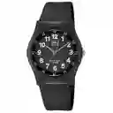 Reloj Para Mujer Qyq Vq04j004y Negro Deportivo + Estuche