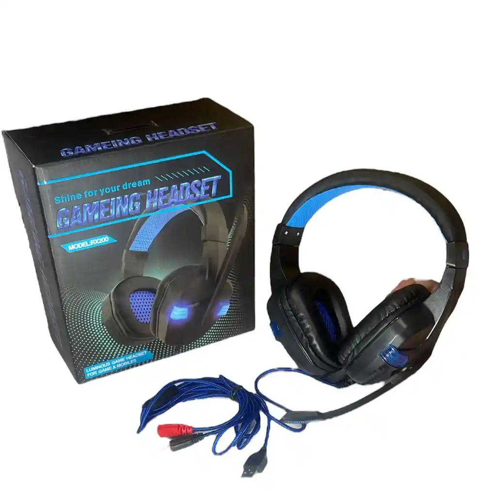 Diadema Gamer Audifonos Con Microfono Para Play O Pc