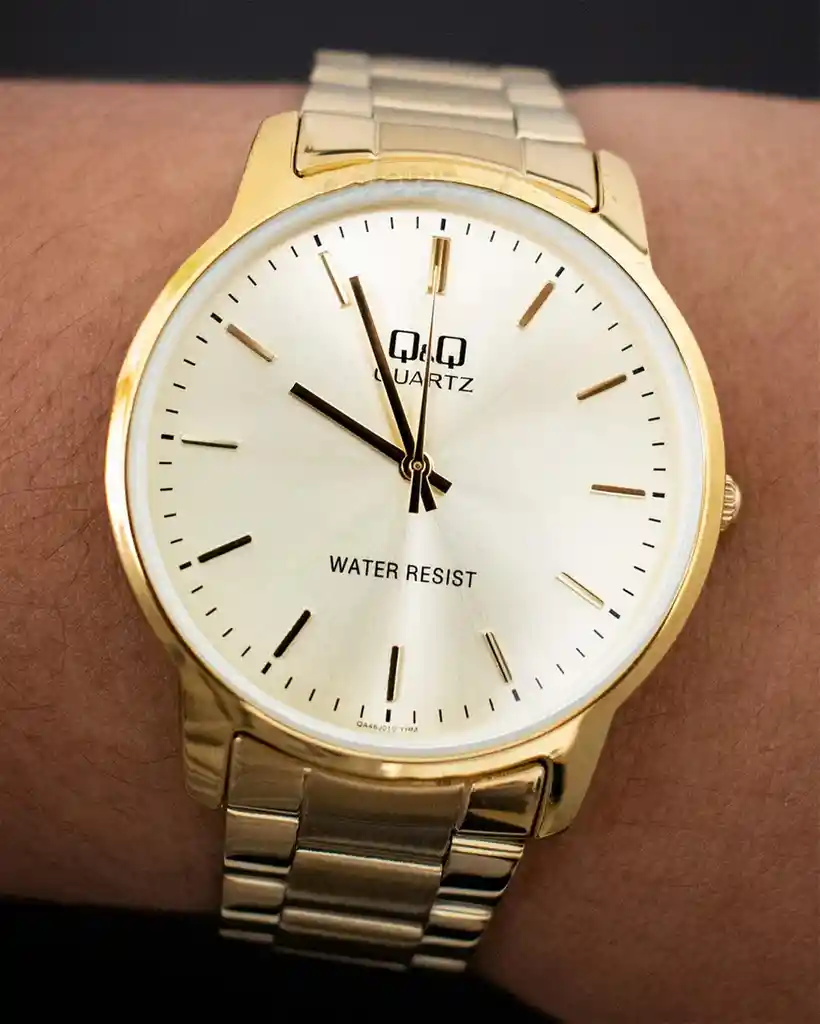 Reloj Qyq Analogo Para Hombre Qa46j010y + Estuche