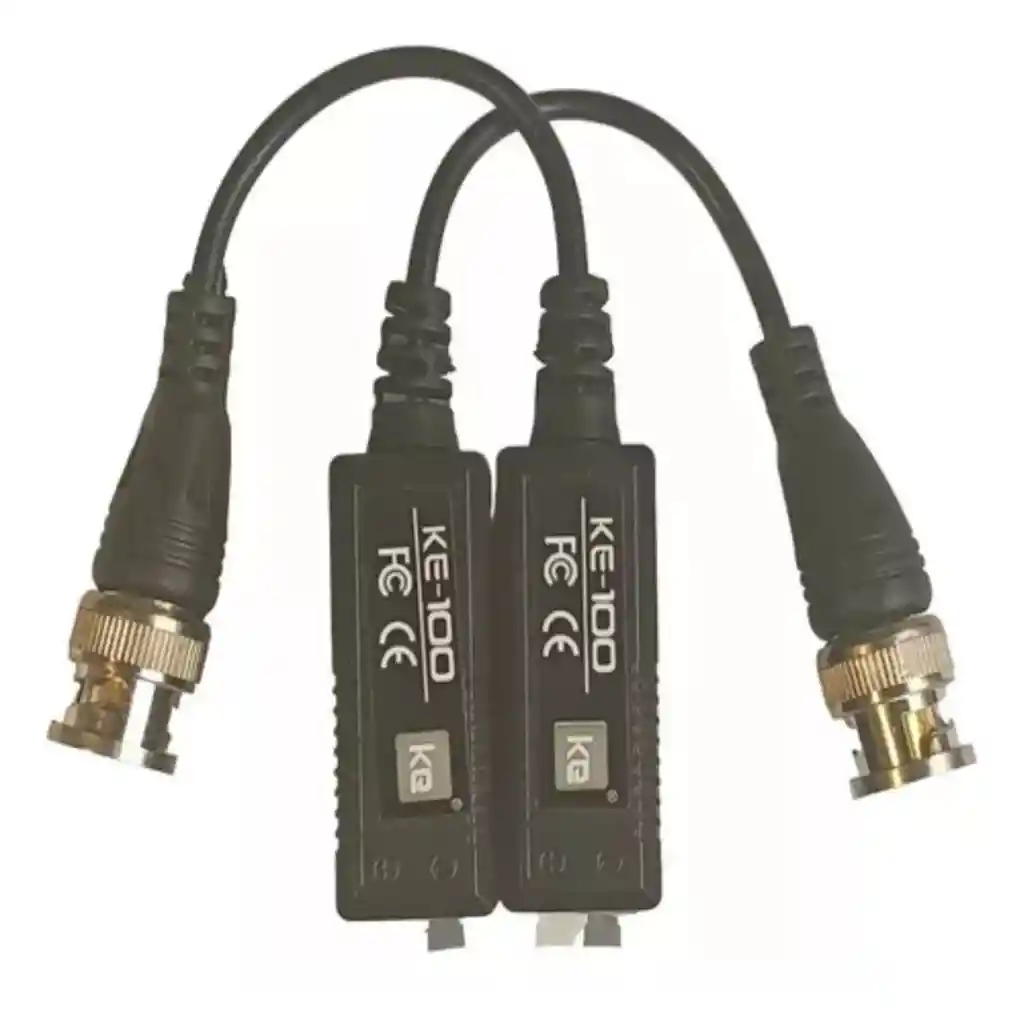 20 Pares Video Balun De 5 Mp Fullhd 1080 Cámaras Seguridad