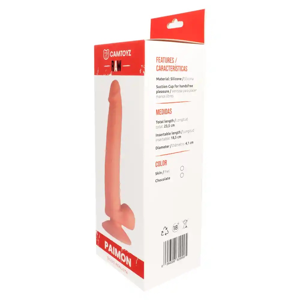 Dildo Realista Paimon Piel 23.5 Cm Camtoyz