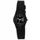 Reloj Para Mujer Qyq Vp47j011y Negro Deportivo + Estuche