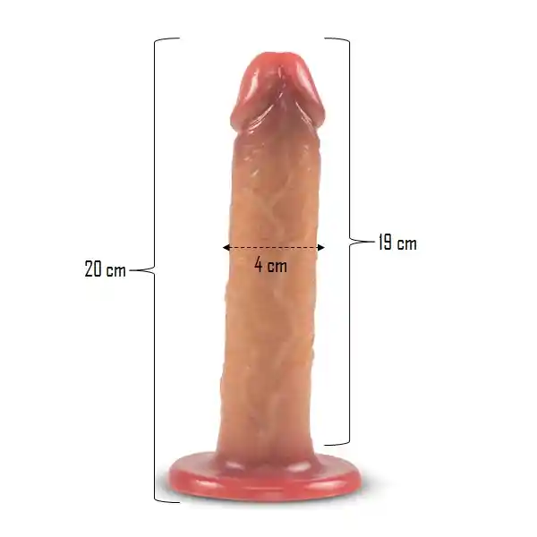 Dildo Ultrarealista Albur 20cm