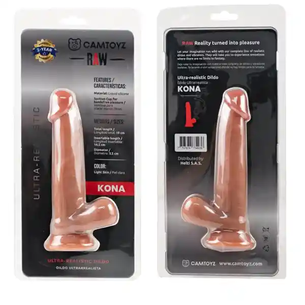 Dildo Ultrarealista Kona 19cm