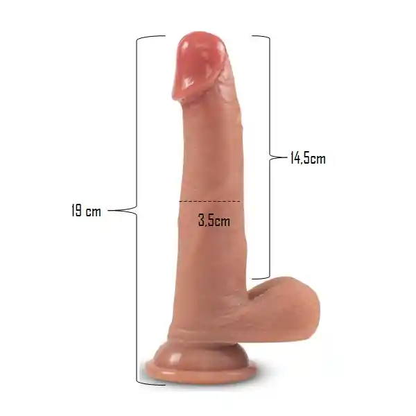 Dildo Ultrarealista Kona 19cm