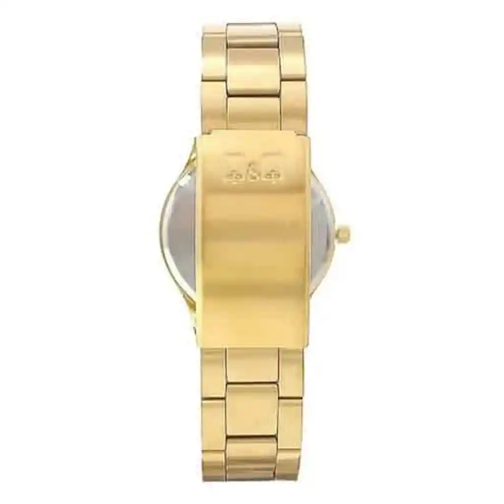 Reloj Para Hombre Qyq Qa38j004y Dorado Acero + Estuche