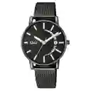 Reloj Para Hombre Qyq A478j402y Negro Pavonado + Estuche