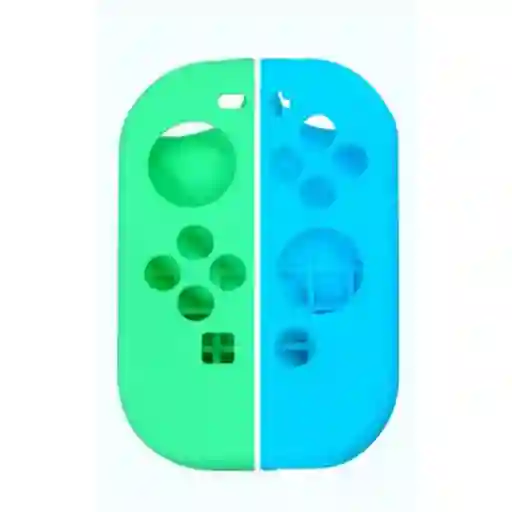 Protector En Silicona Verde Azul Para Control Joycon Nintendo Switch
