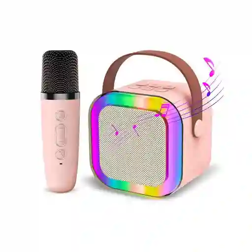 Mini Parlante Karaoke + Microfono Bluetooth