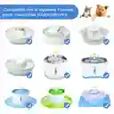 Bomba De Agua Con Luz Led Para Mascotas Fuente De Agua Dc 5v