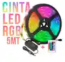 Cinta Led Rgb ( X5 Mts ) + Control + Adaptador