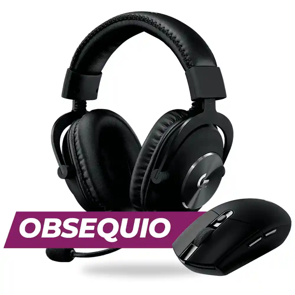 Diadema Gamer Inalámbrico Logitech Pro X Blue Voice *obsequio Logitech G305 Negro*