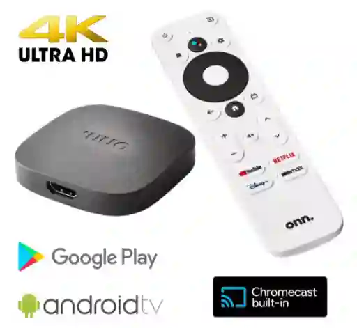 Onn Uhd Streaming 4k 2 Gb Ram Google Tv 2023 Color Negro Tipo De Control Remoto Control De Voz