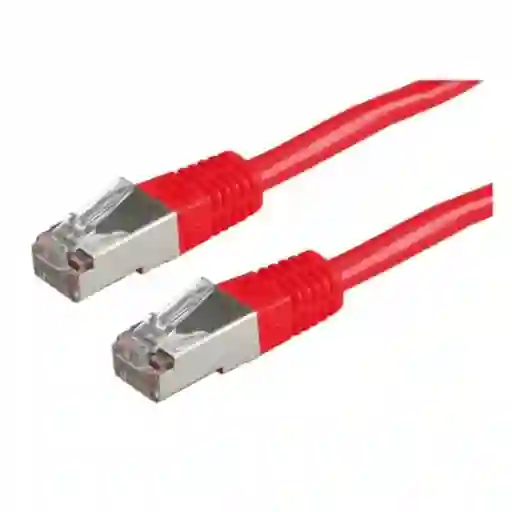 Cable Utp Lan Cat6 3 Metros Rojo Punta Metalica Certificado