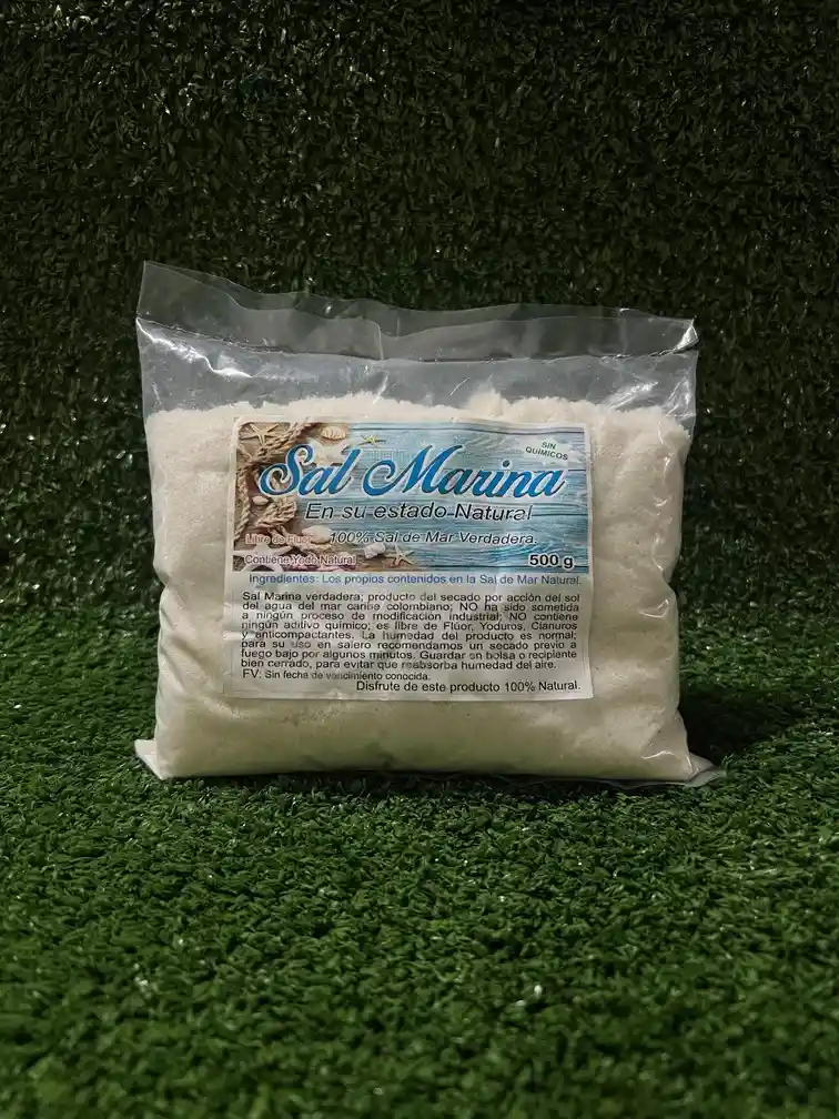 Sal Marina Estado Natural 500gr 100% Natural