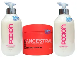 2 Tratamiento Acondicionador Y 1 Mascarilla Ancestral La Poción