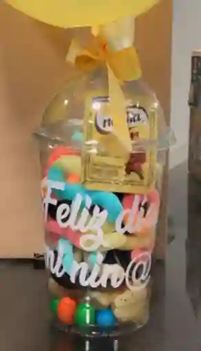 Feliz Día Del Niño Vaso Dulcero