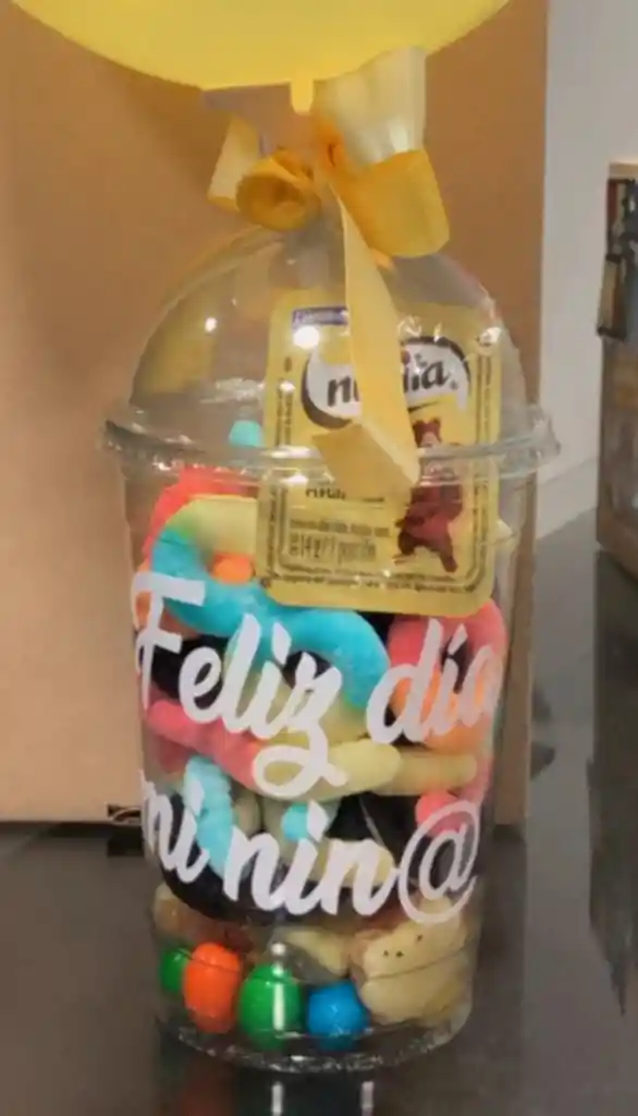 Feliz Día Del Niño Vaso Dulcero