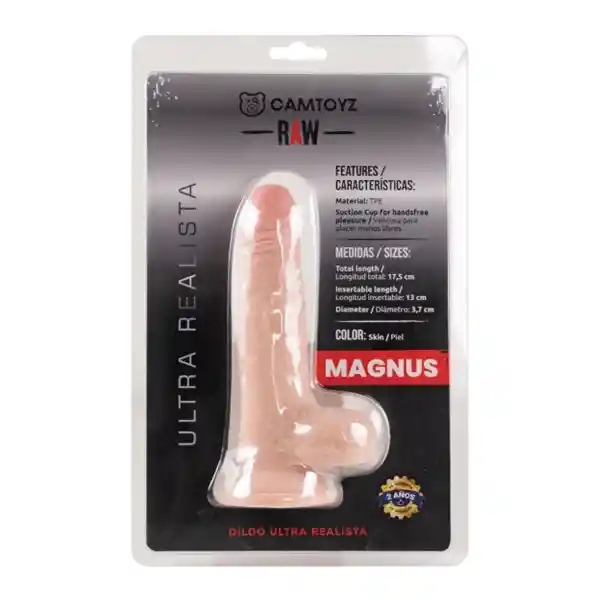 Dildo Ultrarealista Magnus 17.5cm