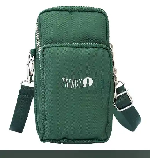 Mini Bag Color Verde Trendy