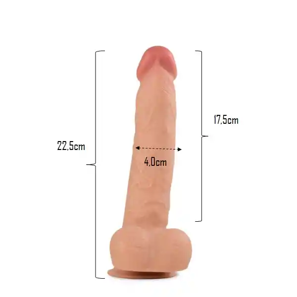 Dildo Ultrarealista Sagan 22.5cm