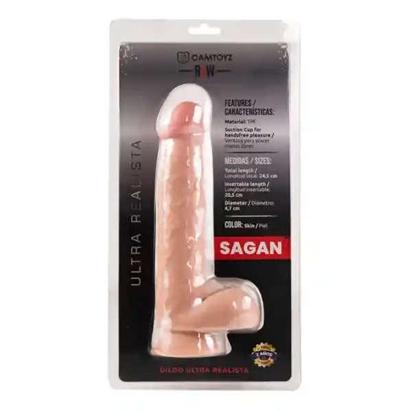 Dildo Ultrarealista Sagan 24.5cm