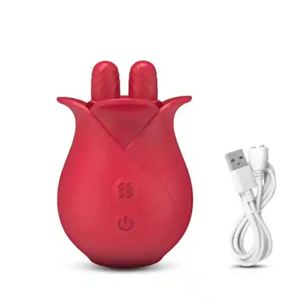 Vibrador Rosa Boom Tongue
